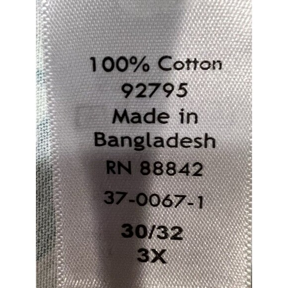 Roaman's women's plus-size Ultrasmooth swing dress/top green leaf print 3X 30/32 - Picture 6 of 7